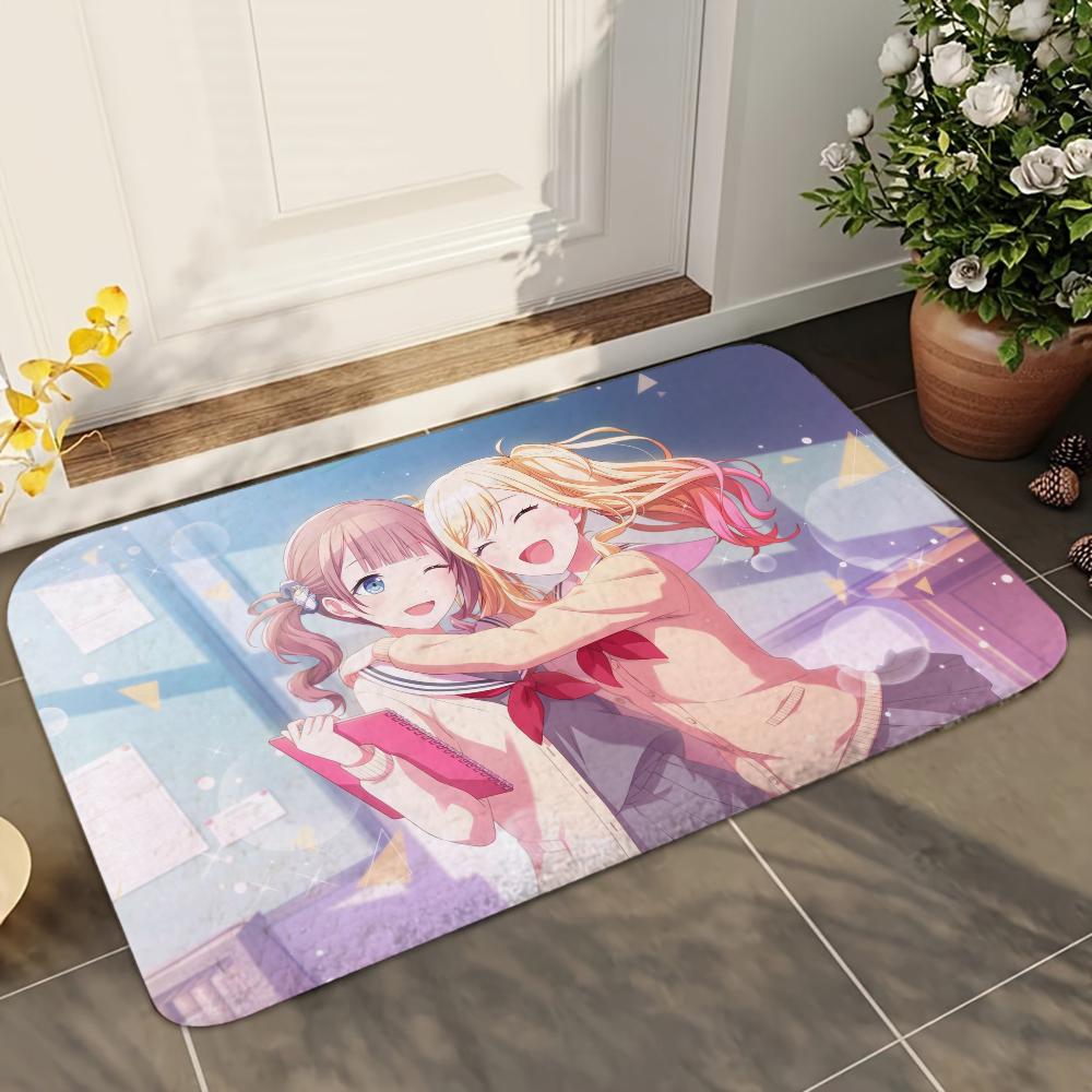 1pc Project S-Sekai Bathroom Absorbent Mats Anti-Slip Mats Home Decor Supplies Carpets Home Kitchen Floor Mats
