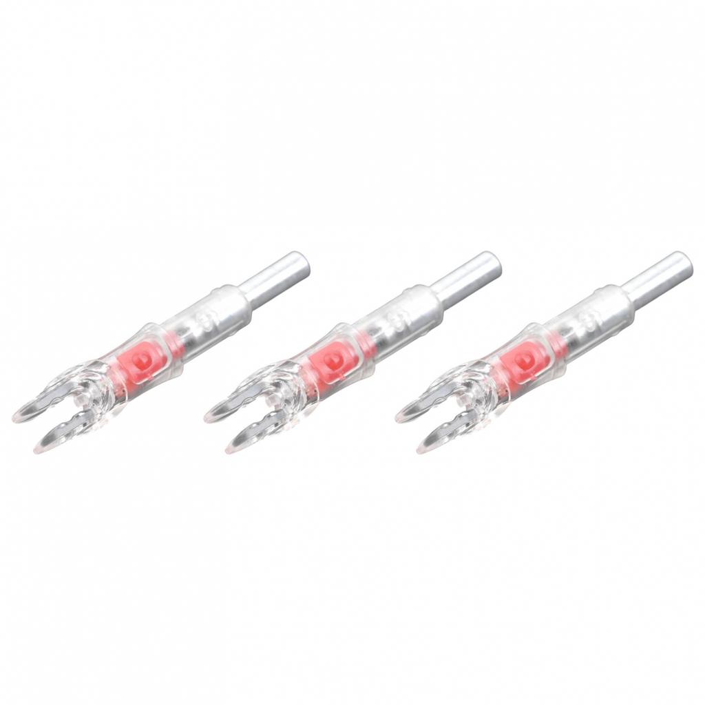 3 Pezzi Coda di Freccia Luminosa Nock Luminoso 46,3*8,3*7,7 mm Illuminazione Automatica