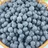 20Pcs Blue Fruit Model Po Props Simulation Blueberry Diy Fake Fruit Artificial Blueberry Simulation Fruit Home Decoration