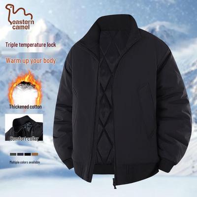 EASTERN CAMEL Herren Winter Gepolsterte Bomberjacke