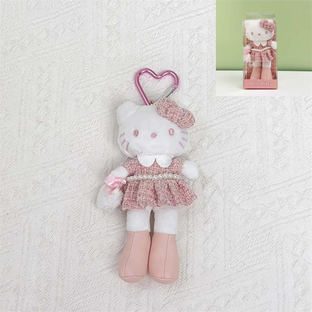 Cute Long Legs Cheongsam Ballet Skirt Denim Skirt Kitty 15Cm Clip Pendant Keychain Plush Doll