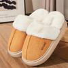Home Cotton Shoes Are Sent On Behalf of Others, Warm In Winter, Fluffy Shoes, Plush Slippers, One Pedal and Half Dragging Comfortable Cotton Slippers.
