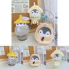Adorable Cartoon Japanese Chubby Penguin Plush Toy Bag Charm Keychain For Kids