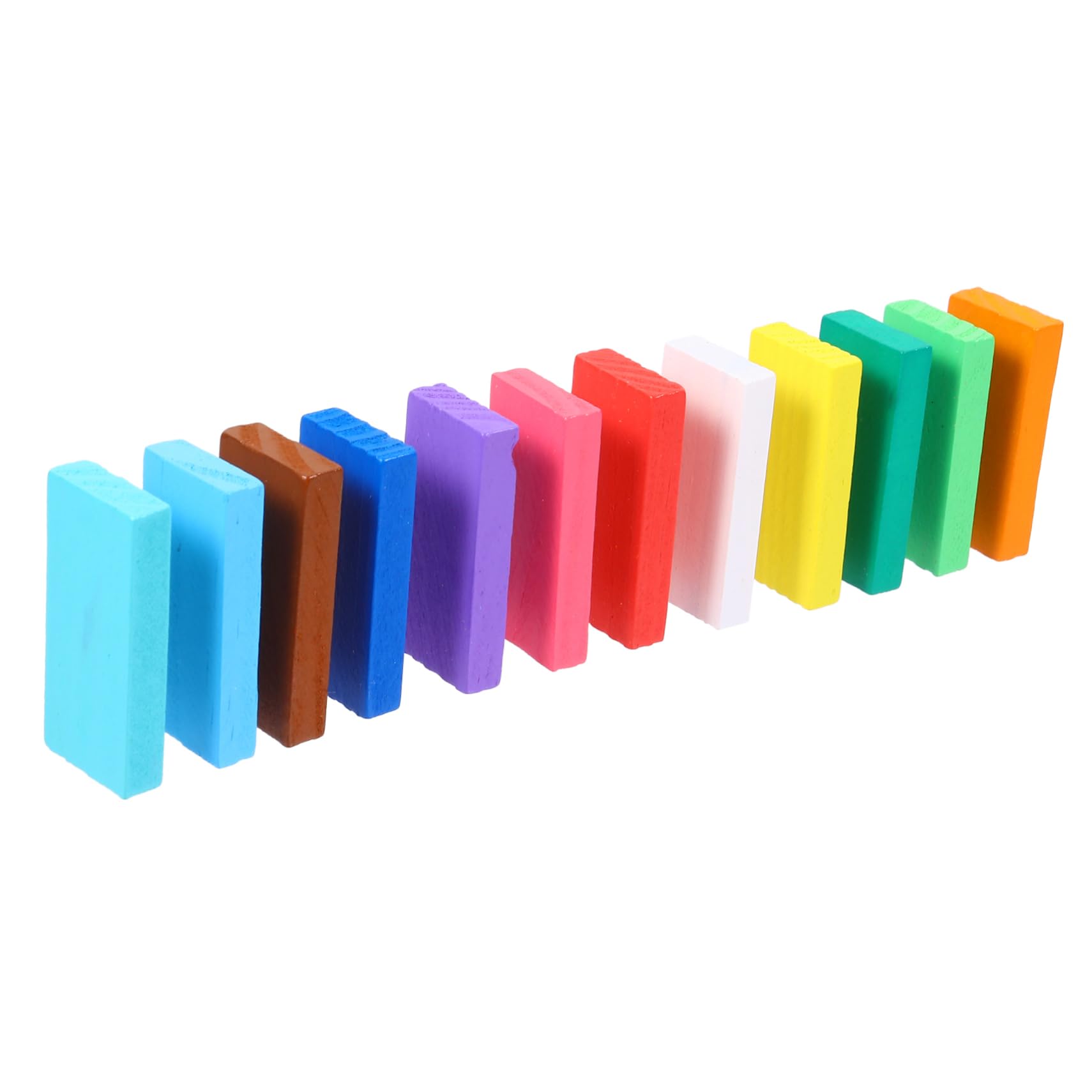 

VICASKY Wooden Domino 240 Educational Building Block Made of Develops Concentration and Practical Skills Blocks, Pieces, Set, Wood, Children s