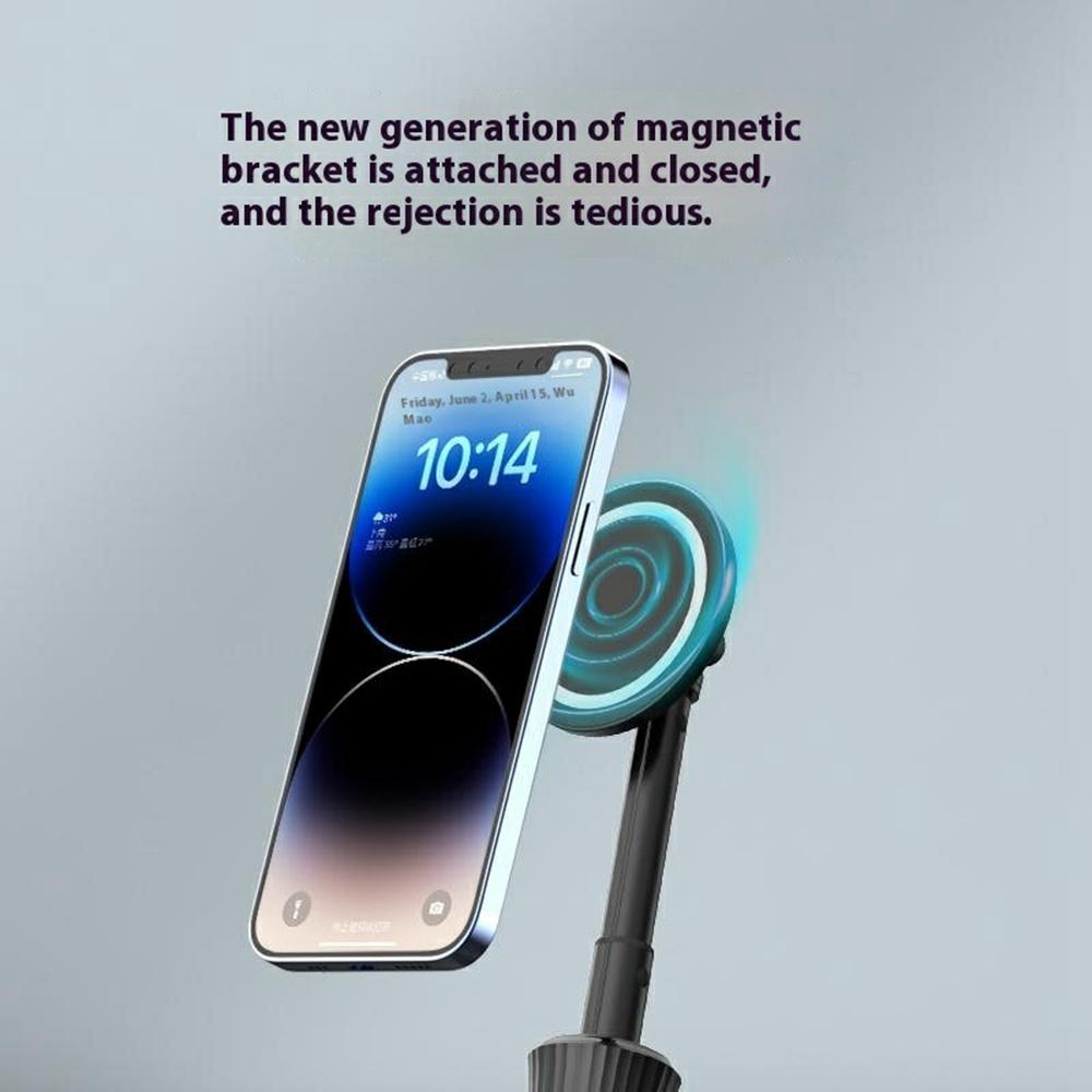 A004 Travel Magnetic Phone Stand with Tripod 360-Degree Rotation Lightweight Portable Phone Holder