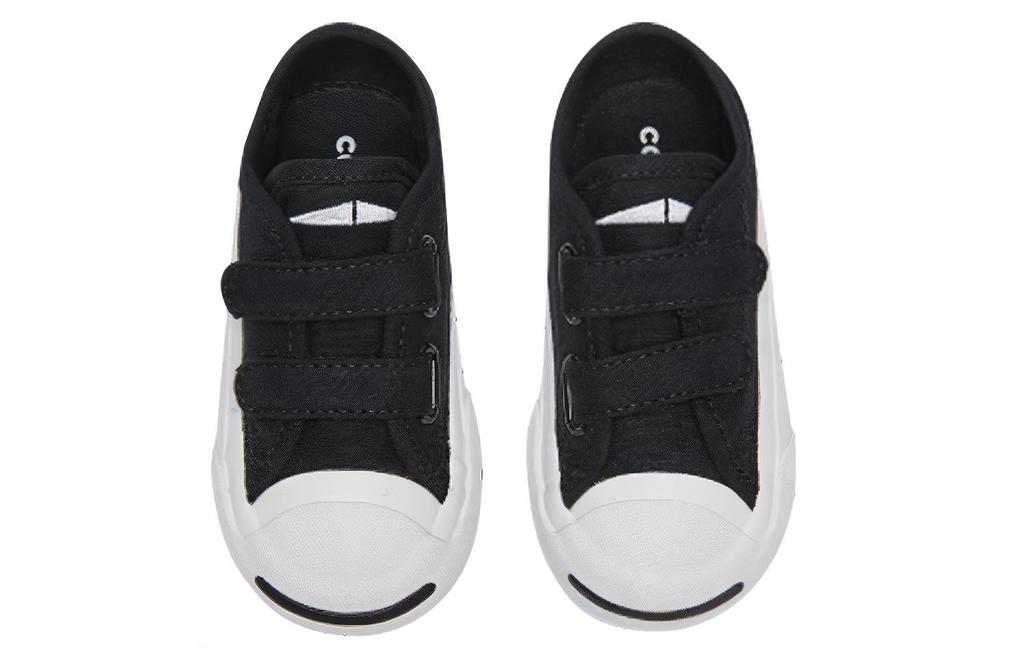 Converse Jack Purcell 2V Cushioning Low Top Toddler Shoes Black Infant And Toddler 761307C