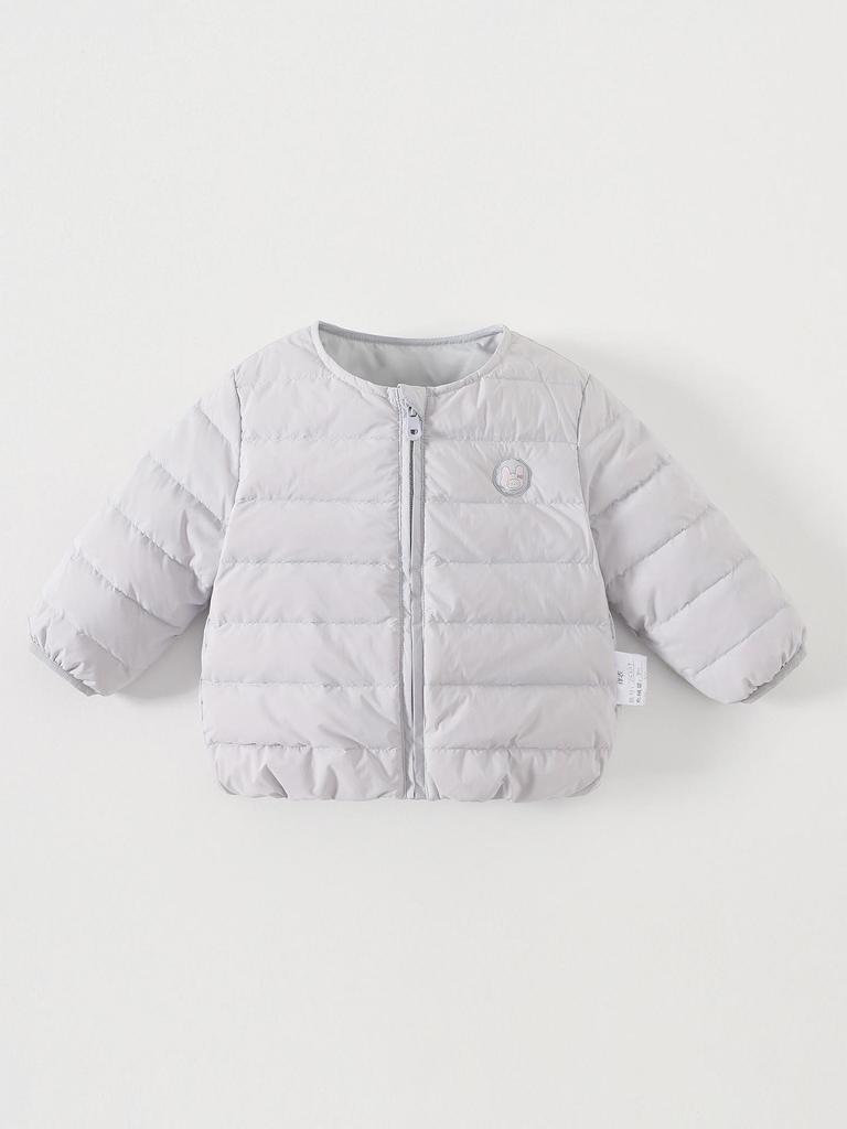 2026 Lightweight Down Jacket Liner for Girls - Autumn/Winter Infant Zipper Cardigan Jacket