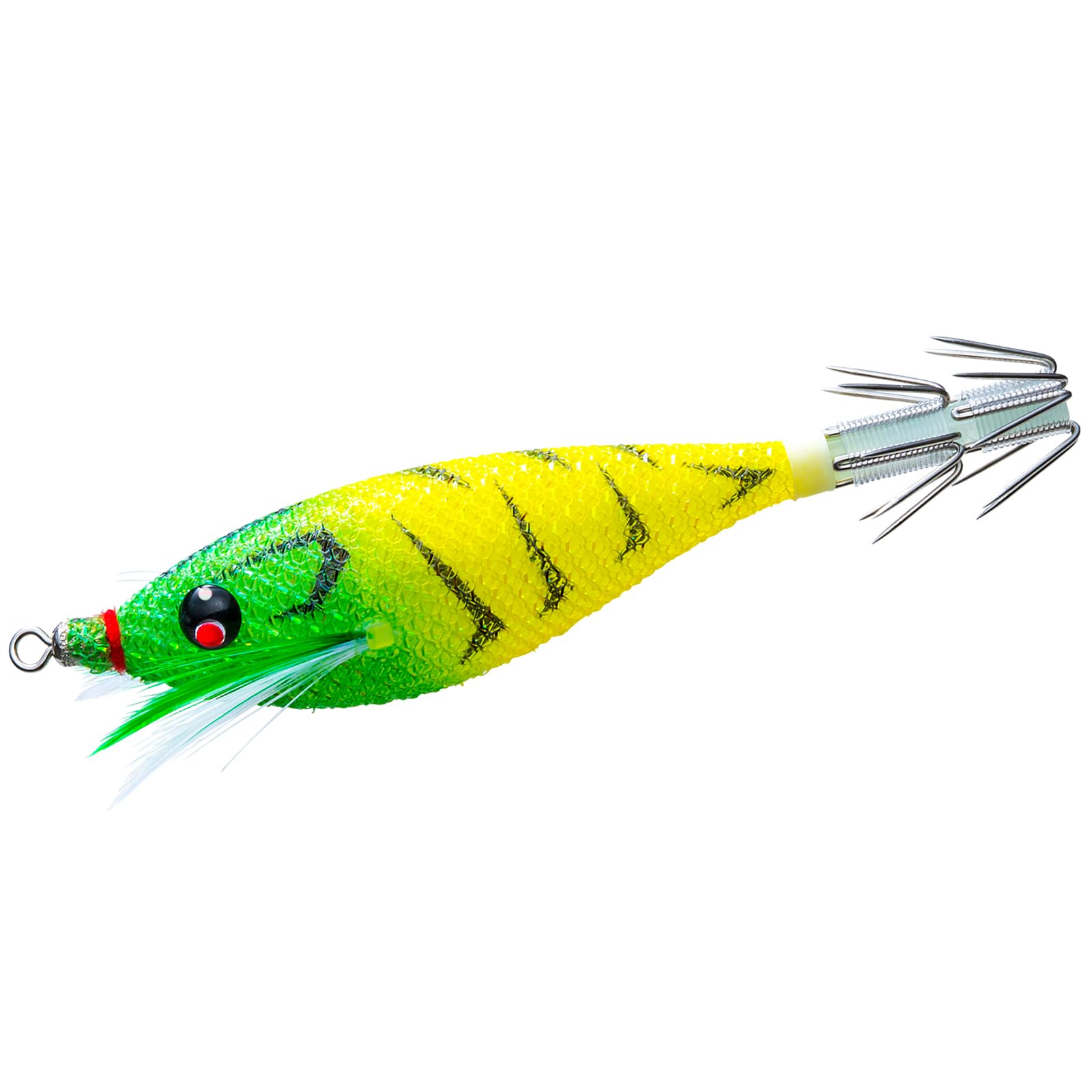 

DUEL Sutte Pukka 75mm Green Squid Fishing Dropper Glow-in-the-Dark