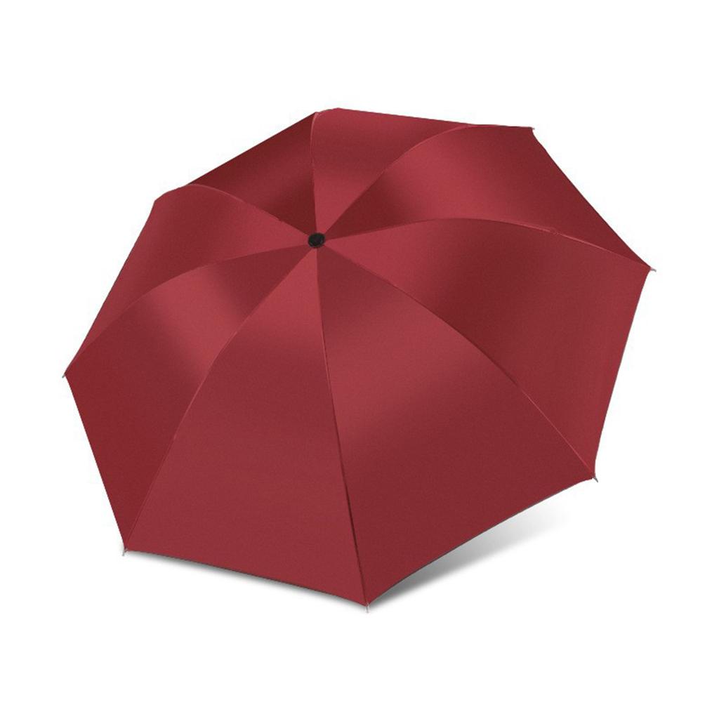 Automatic Umbrella for Men Women Dualuse Foldable Rain Sun Umbrella with Black Coating for Sun