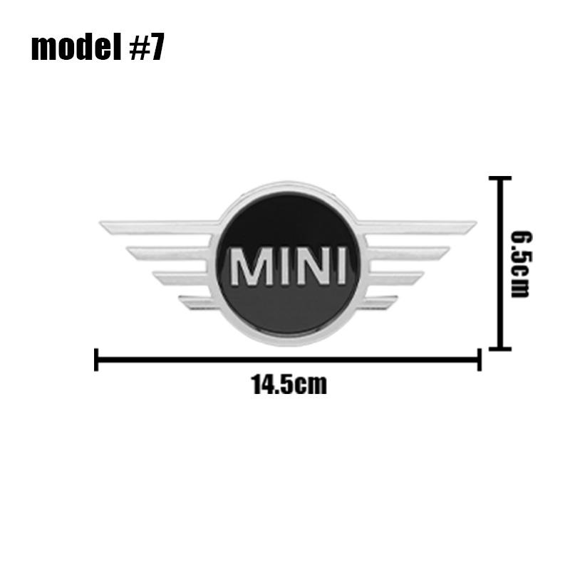 11,6 cm 14,5 cm Logo na přední kapotu auta Zadní emblém na kufr Samolepka Příslušenství Pro Mini Cooper R55 R56 R57 R58 R59 F54 F55 F56 F60