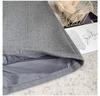 Women's Gray Retro Woolen Booty Shorts - Autumn/Winter Casual Straight Wide Leg Pants