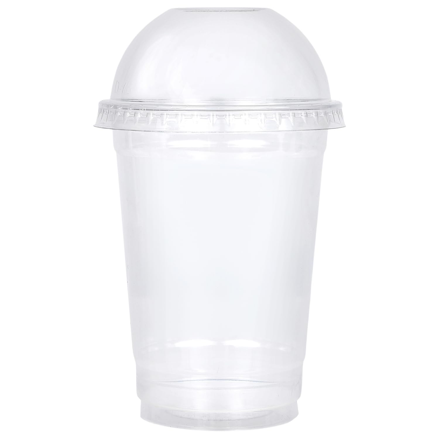 

HONOR PET Cups, 300ml x 10 oz, 50-Pack, Takeout Clear Cups with Dome Lids