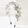 Neues Heavy Industry Blumen-Stirnband Goldfarbe Party-Kopfschmuck Braut-Stirnband Schmuck Geschenk Blumen-Haarbänder Ballparty