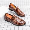 Trendy Men's Loafers Classic Brown Men's Banquet Formal Shoes Comfortable High-end Office Business Casual Shoes for Men‘s