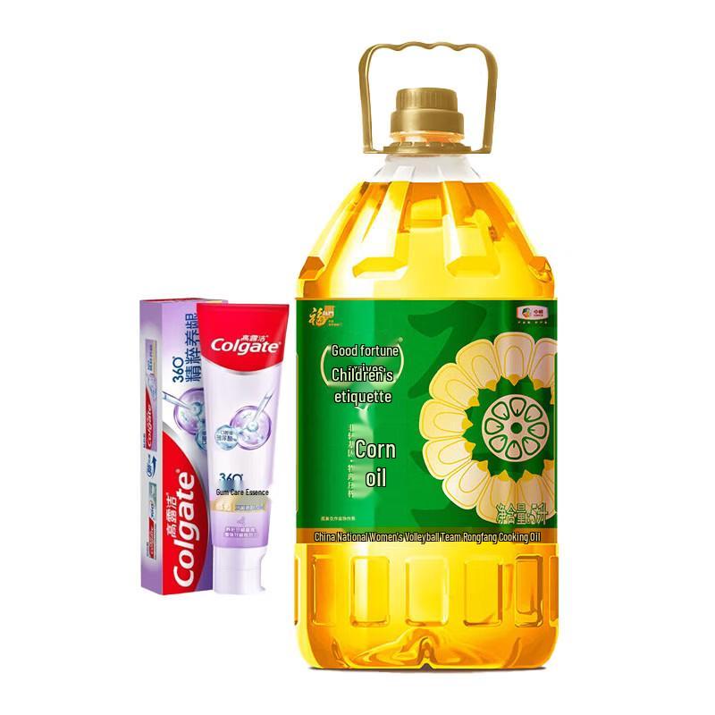 Colgate 360 Gum Care Toothpaste 120g with Fulinmen Corn Oil 5L Bundle
