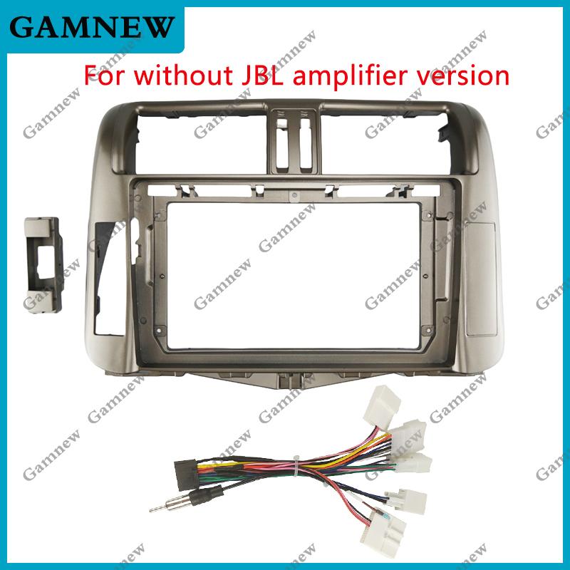 9 Inch Car Frame Fascia Adapter Canbus Box Android Radio Dash Fitting Panel Kit For Toyota Land Cruiser Prado 150 2009-2013