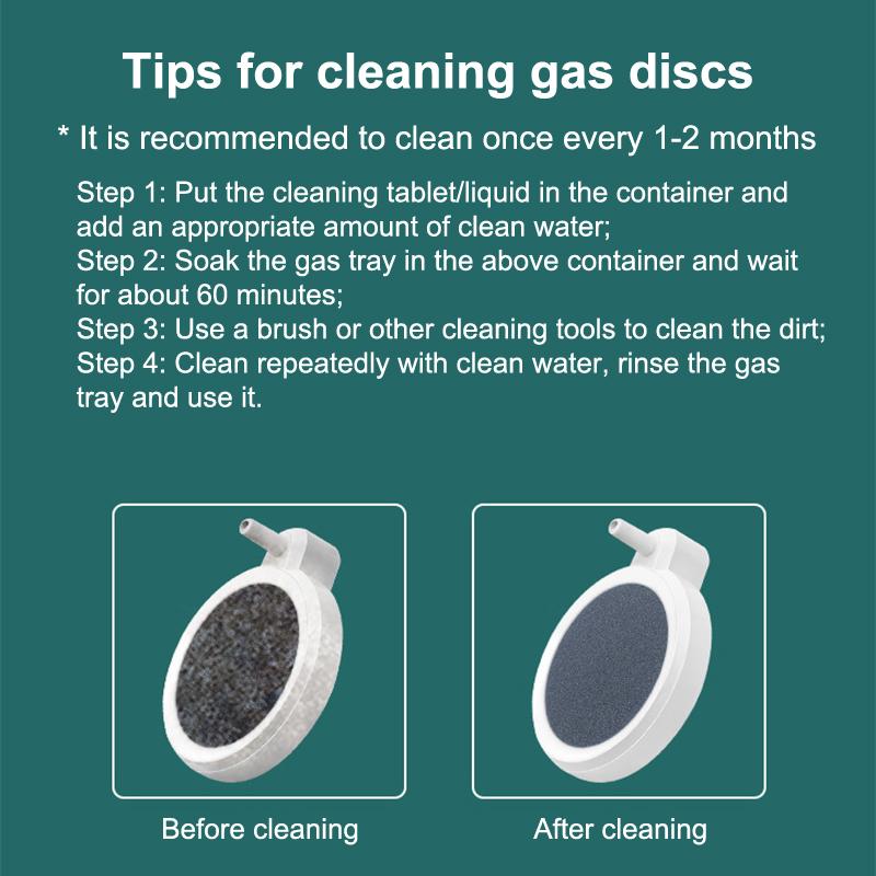 1Pcs Fish Tank Silent Bubble Stone Oxygenation Disk Low Pressure Air Refiner Fish Tank Aeration Aquarium Oxygen Pump Accessories