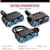 Dual USB Port 3 Way Auto Car Cigarette Lighter Socket Splitter Charger Plug Adapter DC 5V 1A+2.1A for All Phone PC Ipad