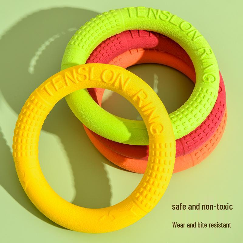 Hondenfrisbee & Trainingsring - TPR Bijtbestendig Speelgoed voor Kleine tot Middelgrote Rassen