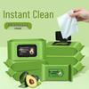 Avocado Deep Cleansing Makeup Remover Wipes for Face, Eyes, and Lips - Disposable Wet Wipes