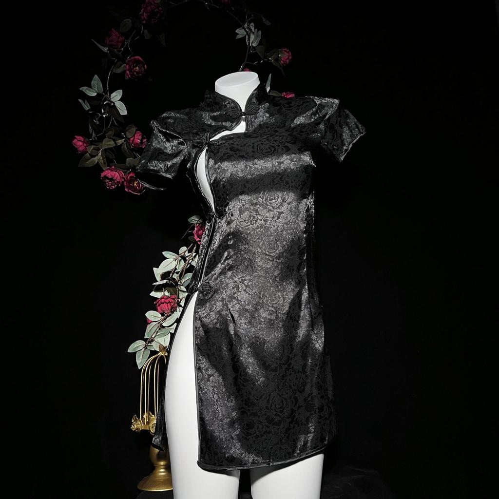 Domila Sexy Underwear Passion Suit Pajamas Women's Clothes Wholesale Sexy Cheongsam Uniform Free of Temptation Qqny