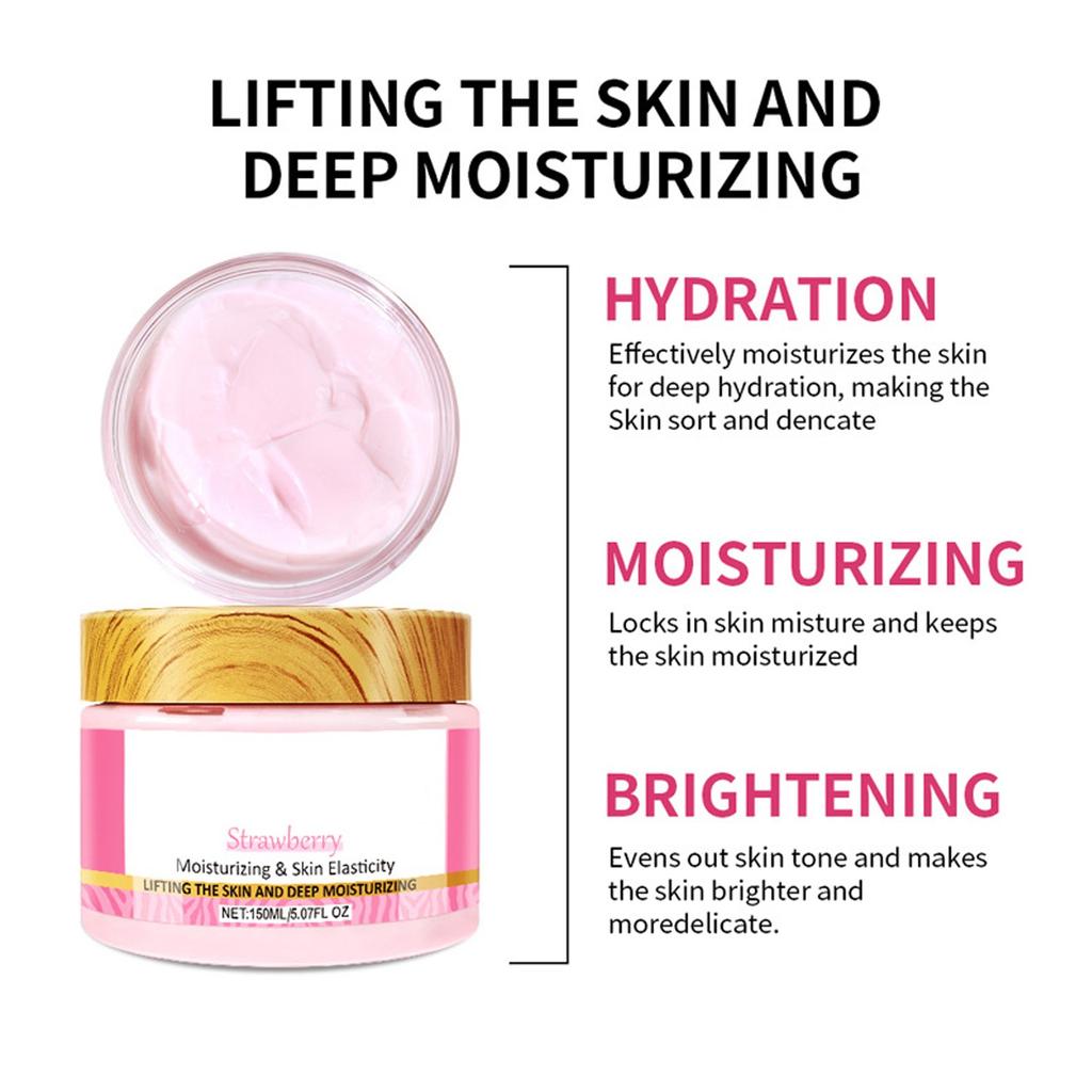 Körperbuttercreme, feuchtigkeitsspendende, straffende und pflegende Körperlotion