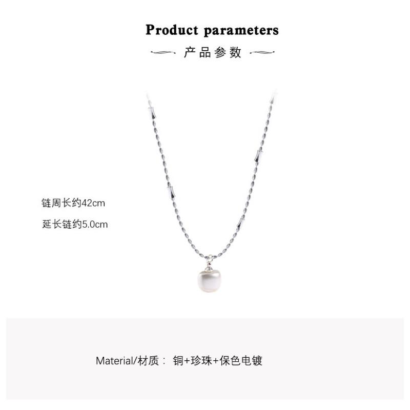 Meier Pearl necklace - minimalist chic, high-end choker. new bestseller pendant necklace, sweater chain accessory