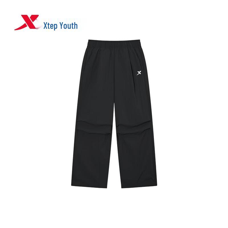 XTEP Youth Summer Loose Anti-Scratch Parachute Pants 160