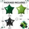 12Pcs 18Inch Multicolor Star Balloon Foil Balloon Pentagram Helium Balloon Christams Birthday Party Wedding Decoration