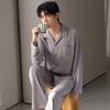 MiiOW Men's Pajamas for Spring And Autumn, Modal Cotton Long-Sleeve Air Conditioning Sleepwear, Antibacterial And Anti-Mite, New Product for 25 Years