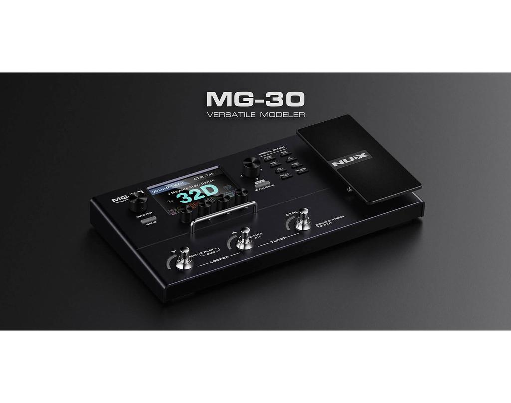 NUX Multi-Effect Pedal MG-30 Black