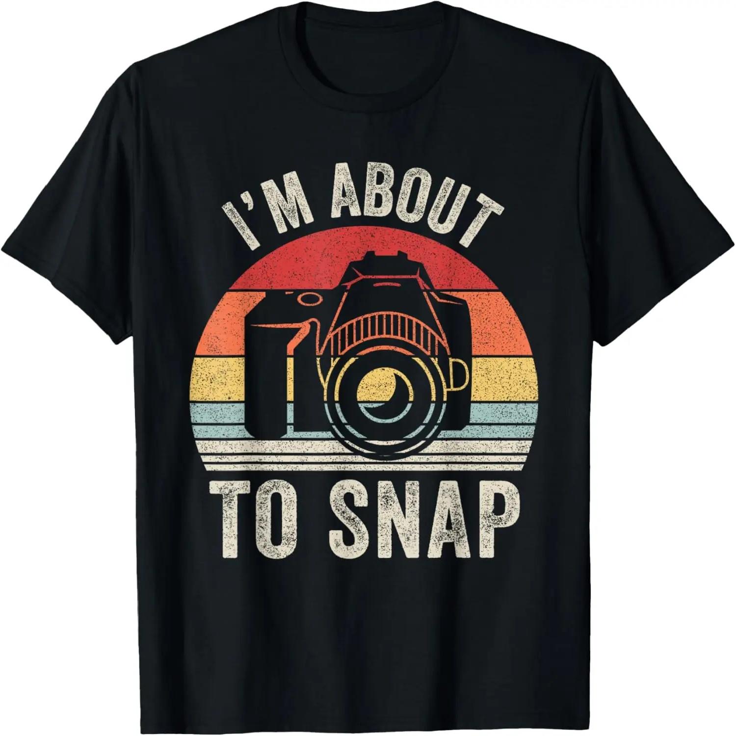 Футболка с принтом винтажной ретро-камеры S