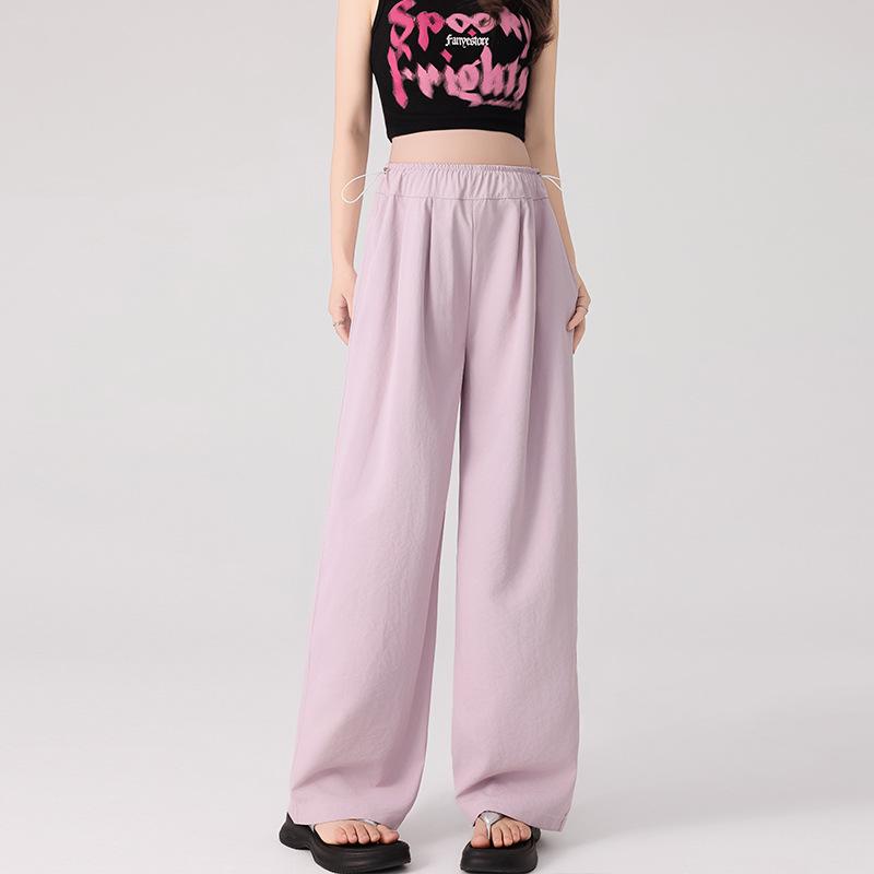 Spring-Summer 2026 Maternity Wide-Leg Pants - Yamamoto Style, Belly-Friendly, Lightweight 2XL