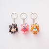 Keychain Eggie Party Pendant Bear Figure Keyring Bag Decoration Kid Gift Unisex