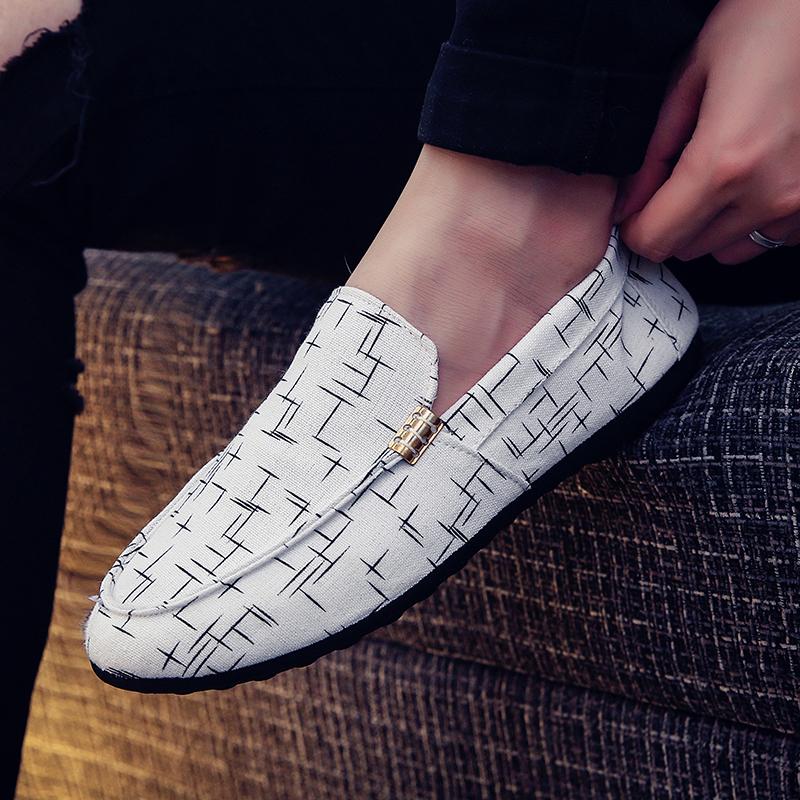 Fashion Summer Design Fashion Sport Shoes New Canvas Men's Casual Shoes Comfortable Non-slip Man Half Slippers Lightweight Walking Shoes