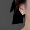 2024 New Luxury 925 Sterling Silver Heart Pearl Stud Earrings for Women - High-End Jewelry