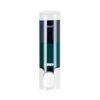 Factory China Wall Mounted Soap Dispenser Luxury White Plastic Hand Press Manual Shampoo Conditioner Soap Dispenser