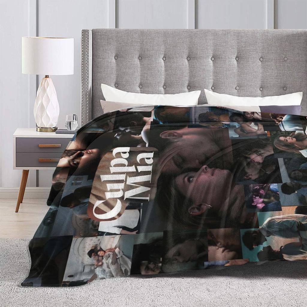 Film Culpa Mia Blanket Warm Funny Plush Throw Blanket For Home Decor Camping Flannel Bedspread Bed Cover