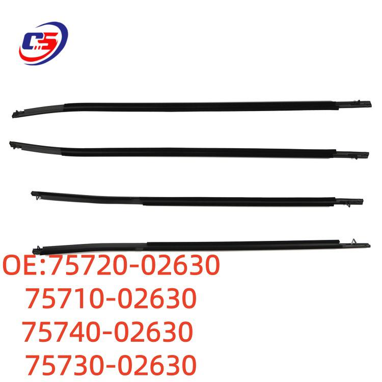 Exterior Door Weatherstrip 75710/75720/75730/75740-02630 for Toyota Corolla