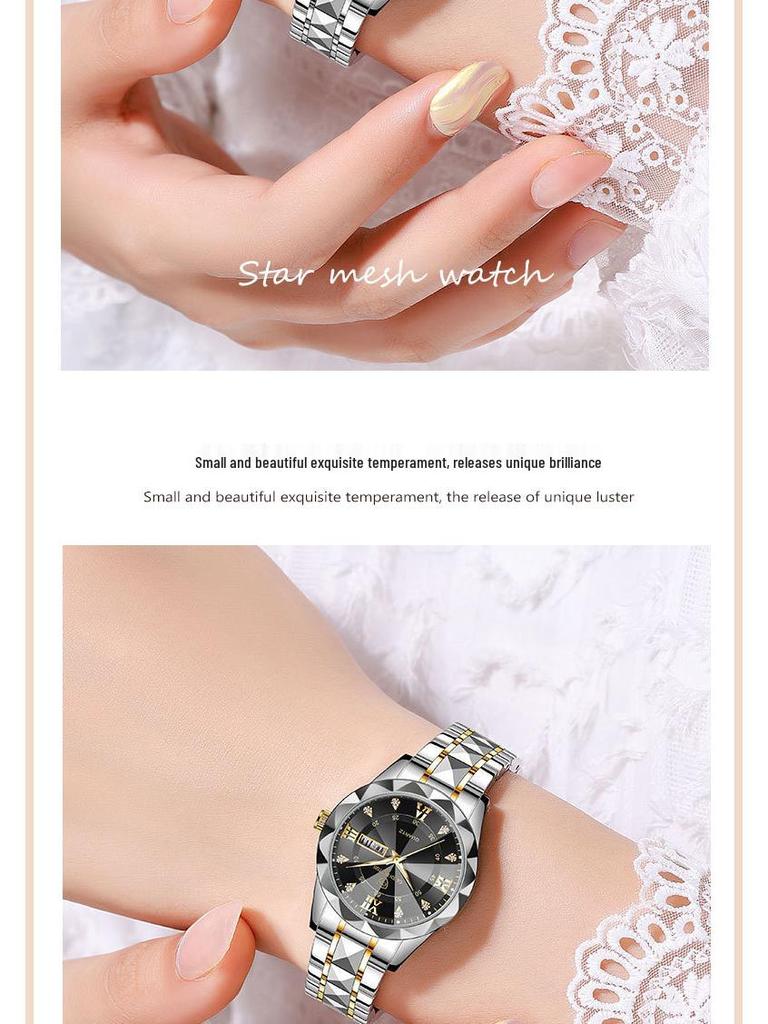 Chenno Women's Luxury Waterproof Luminous Quartz Watch