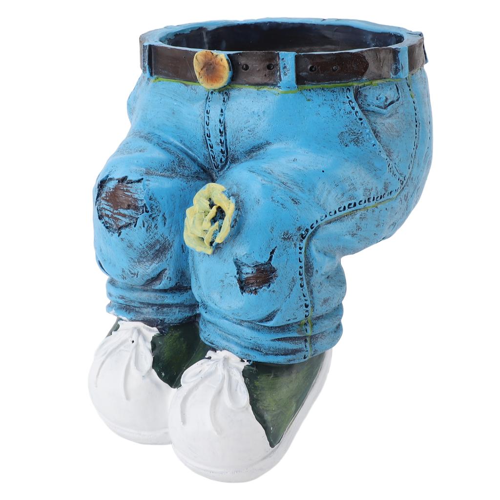 Hose Blumentopf Harz Stilvoller Look Vielseitiger Dekorativer Blumenzucht-Topf Pflanzgefäß Garten