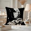 D-Duty-s Black Ops6 Cushion Cover Anti-dustmite Pillowcase Invisible Zipper Silky Short Plush Sofa Cushion Cover