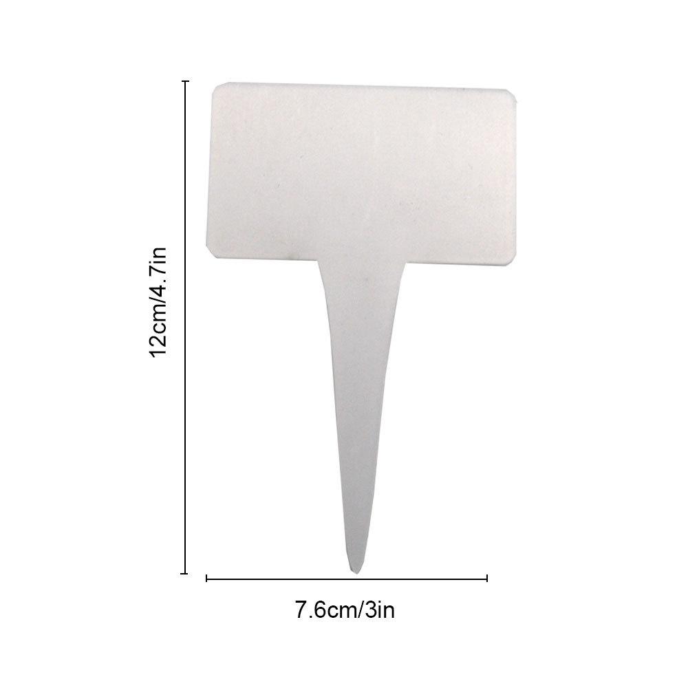 Transparent Acrylic Plant Tags Garden Yard Nursery Flower Pot Seed Varieties Tagging Marker DIY Garden Labels Plants Sign