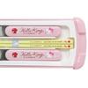 OSK Bento Chopsticks & Cutlery, Hello Kitty Fruit Design, Pull-Out Lid Trio, Made in Japan, CT-20