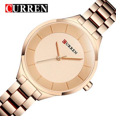New Top Women's Watch Steel Belt Casual and Concise Quartz Watch Ladies Business Watches