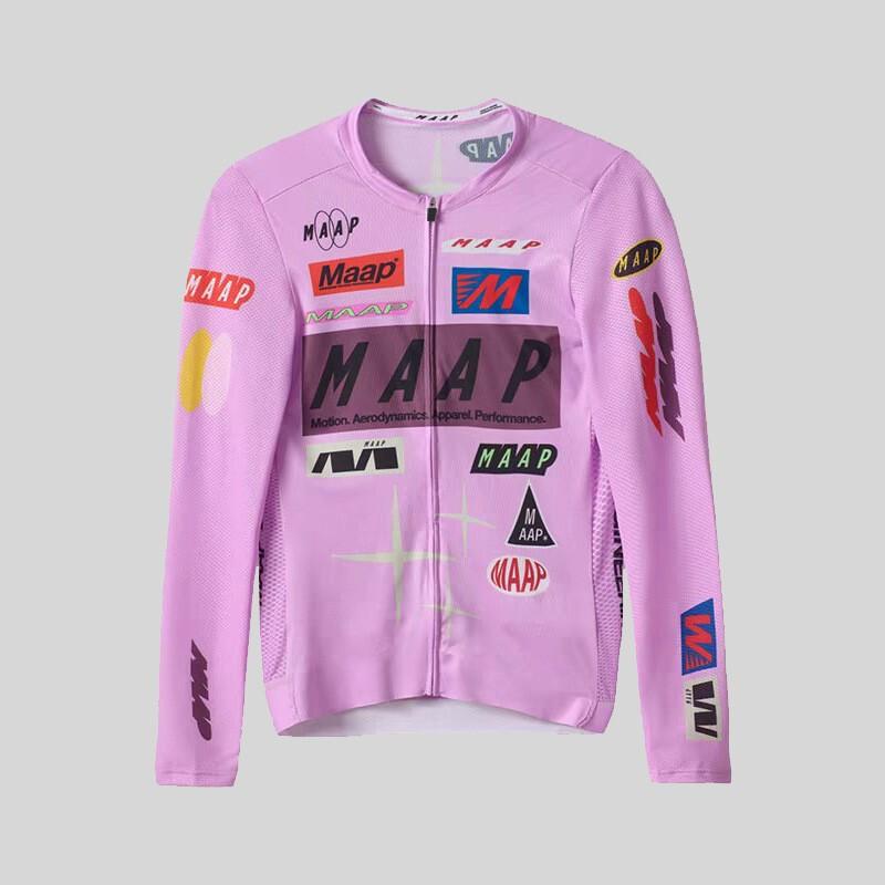 MAAP Style Unisex Cycling Jersey Short Sleeve Long Breathable Quick Dry Bike Riding Apparel Road MTB