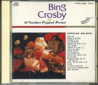 

CD БИНГ КРОСБИ - Bing Crosby Popular Big Hits AE24 EYEBIC Япония Поп Б/У
