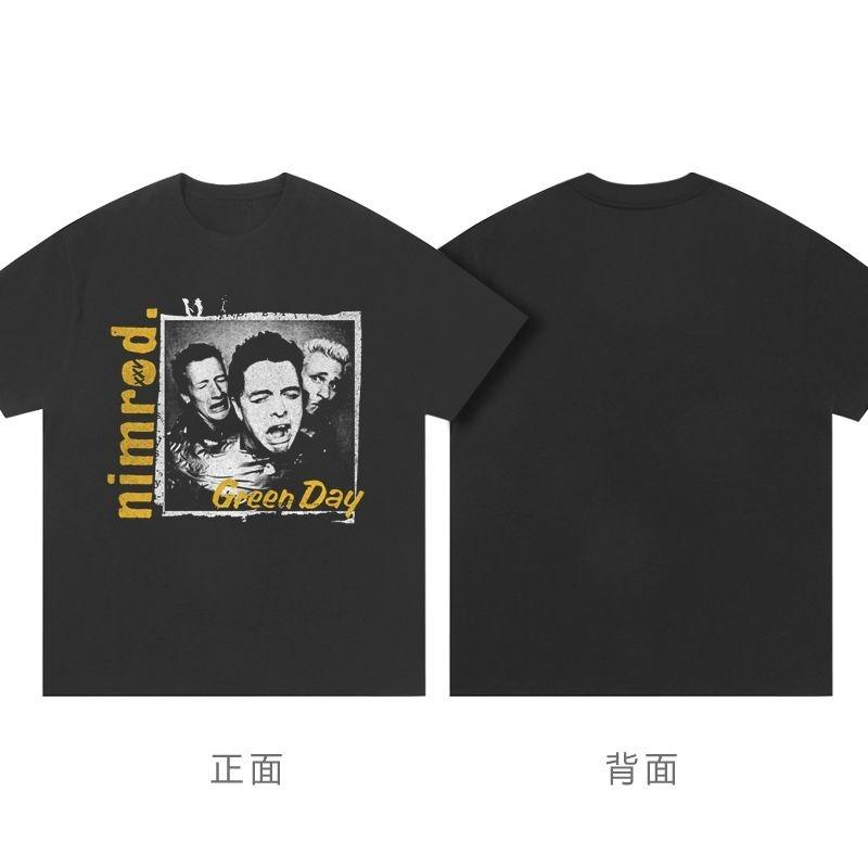 

Футболки с коротким рукавом и другая концертная одежда группы Greenday Green Day, одетые в европейскую и американскую рок-музыку в Макао S