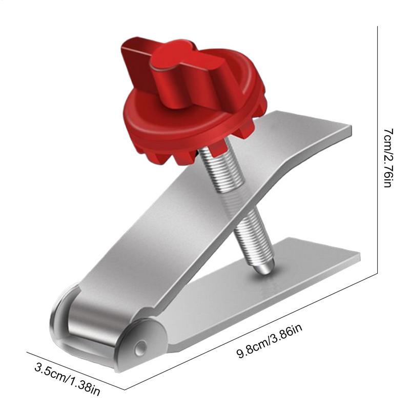 Wall Tiles Leveling Tool 1-5.5cm Stainless Steel Tiles Locator Reusable Leveler Adjuster Multi-Function Lifter Tool For