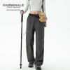 Mark Fairwhale Women's 2025 New Collection High-Waist Techwear Cargo Wide-Leg Pants